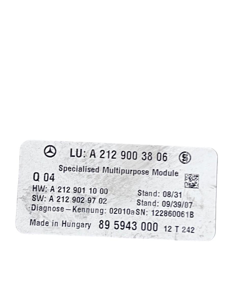 Modul de confort MERCEDES-BENZ E-CLASS W212 2009 -> A2129003806 – foto 2