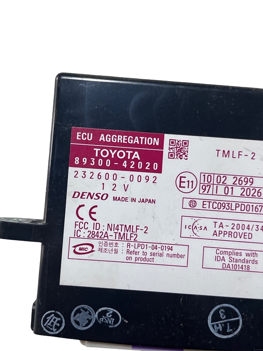 Modul Keyless TOYOTA RAV 4 III _A3_ 2005 - 2013 89300-42020 – foto 3