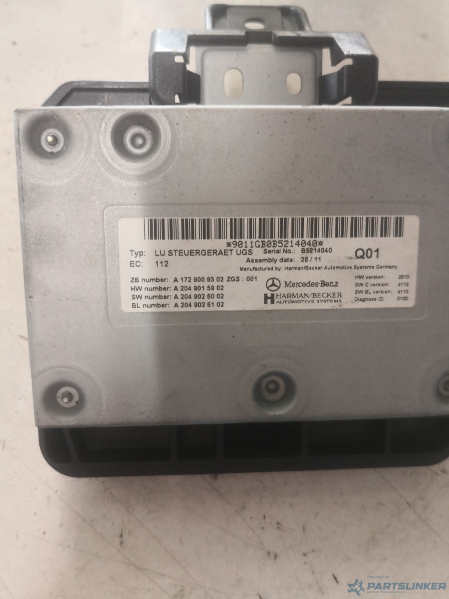 Modul multimedia  MERCEDES-BENZ C-CLASS (W204) [ 2007 - 2014 ] OEM A1729009302 – foto 2