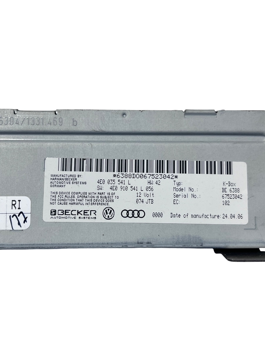 Modul radio AUDI Q7 4LB 2006 - 2016 4E0035541L – foto 2
