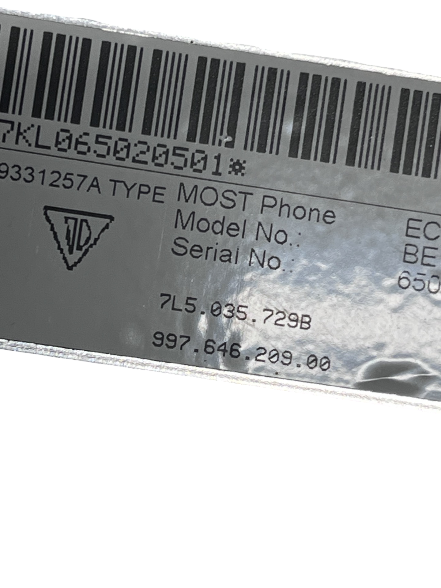 Modul Telefon Porsche Cayenne 7L 2002-2009 - cod: 7L5035729B – foto 2