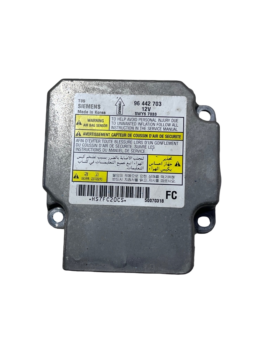 Modul/unitate de control airbaguri CHEVROLET AVEO Saloon T250, T255 2005 -> 96442703 – foto 3