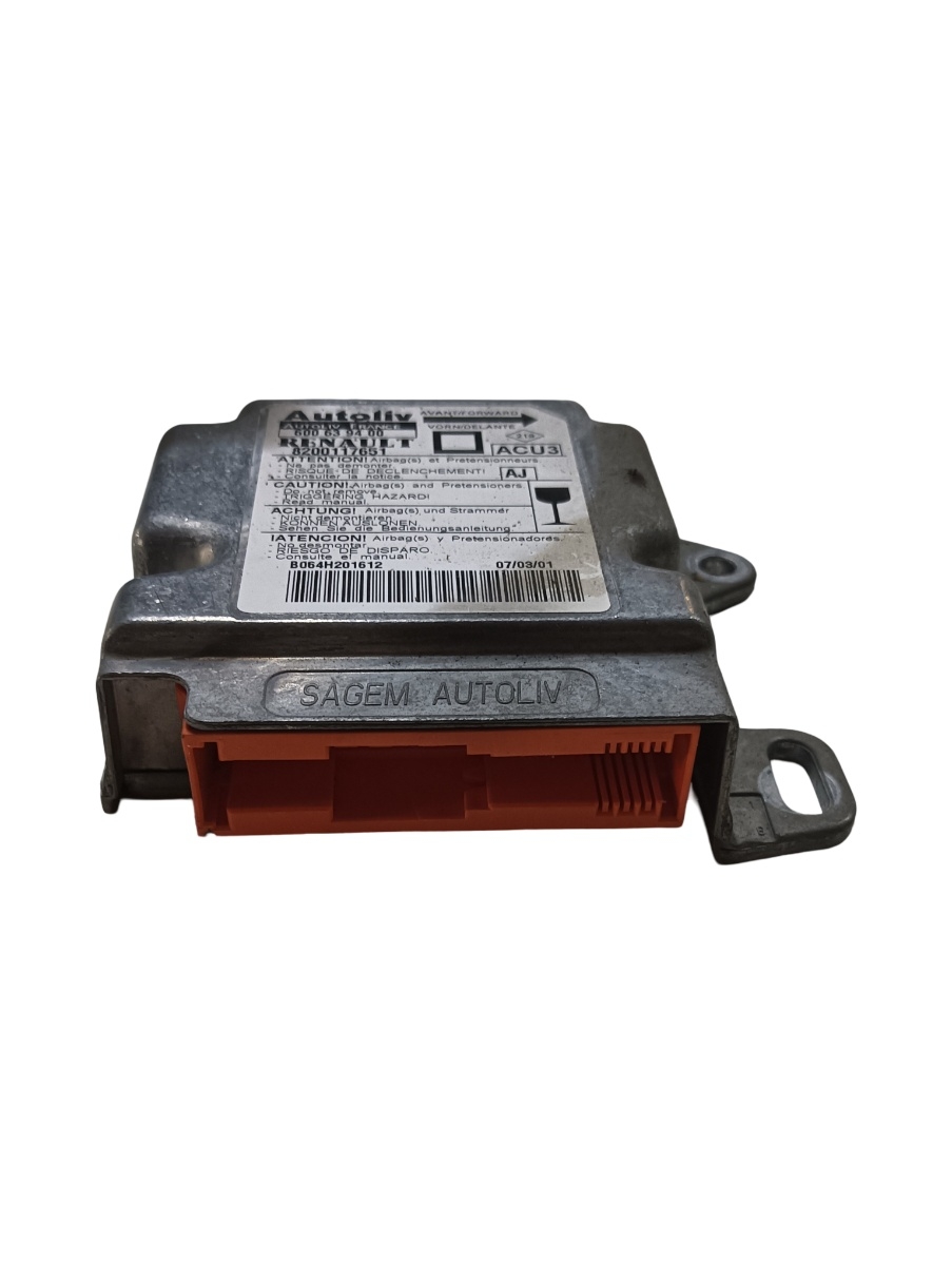 Modul/unitate de control airbaguri RENAULT MEGANE I BA0/1_ 1995 - 2004 8200117651 – foto 2