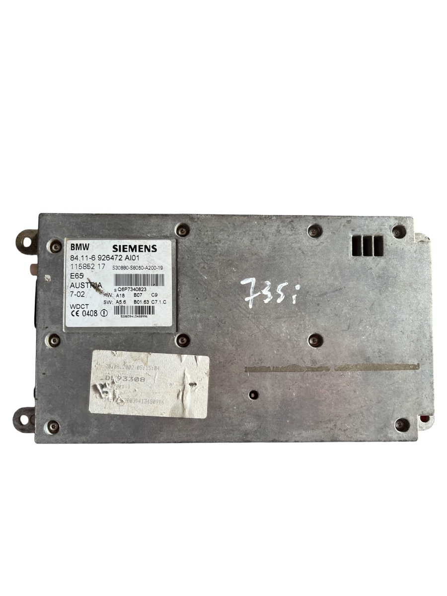 Modul/unitate de control telefon BMW 7 IV E65, E66, E67 2001 - 2009 6926472 – foto 2