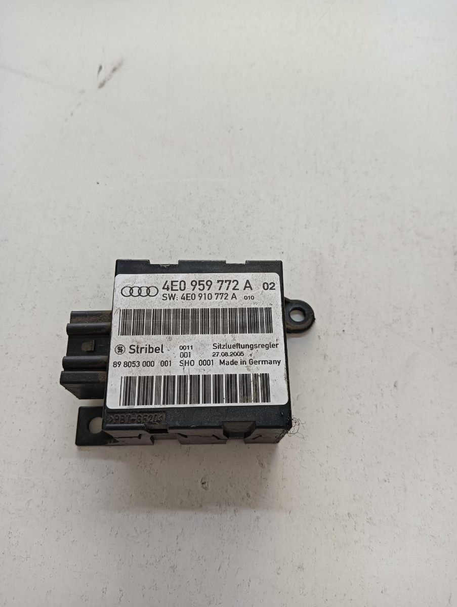 Modul ventilator  AUDI A8 II 4E2, 4E8 2002 - 2010 3.0 TDI quattro ASB 4e0959772a – foto 2