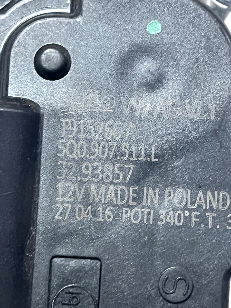 Motoras/actuator clapeta aer VOLKSWAGEN CADDY IV Box SAA, SAH 2015 - > 5Q0907511L – foto 4