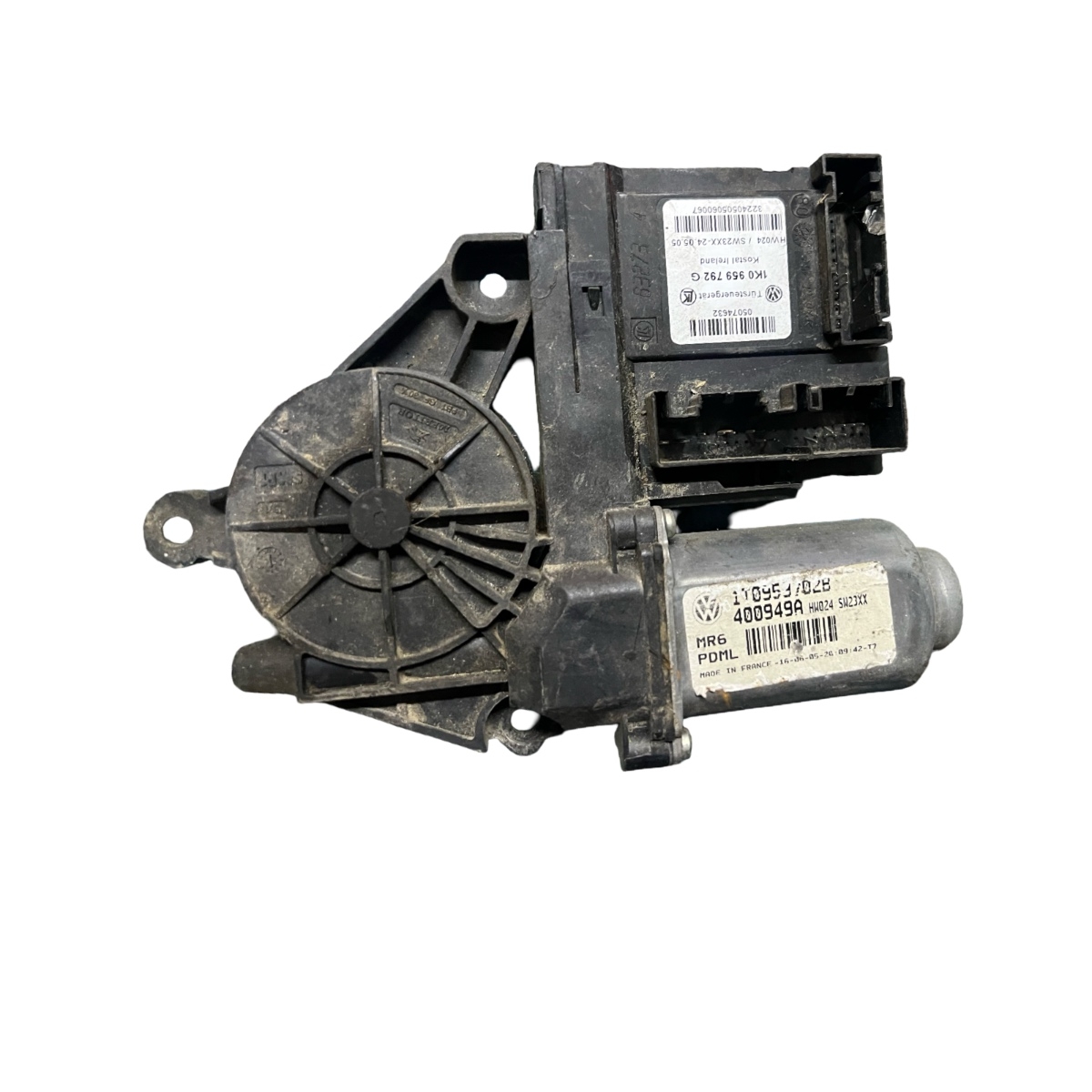 Motoras geam pivotant dreapta fata VOLKSWAGEN POLO 9N_ 2001 - 2012, VOLKSWAGEN GOLF V 1K1 2003 - 2009 BOSCH 1K0959792G – foto 2