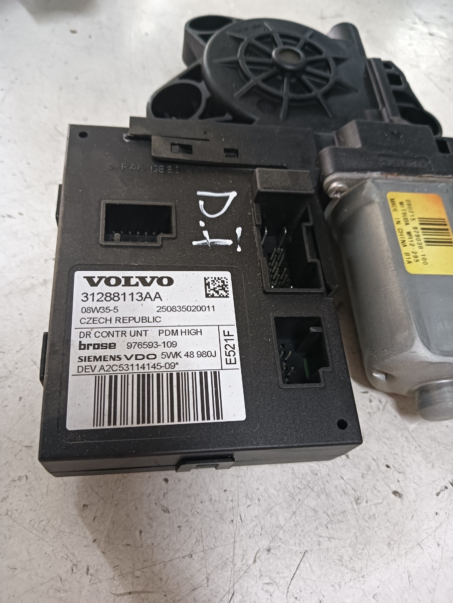 Motoras geam pivotant dreapta fata VOLVO V50 MW, 545 2003 - 2012 31288113aa – foto 2
