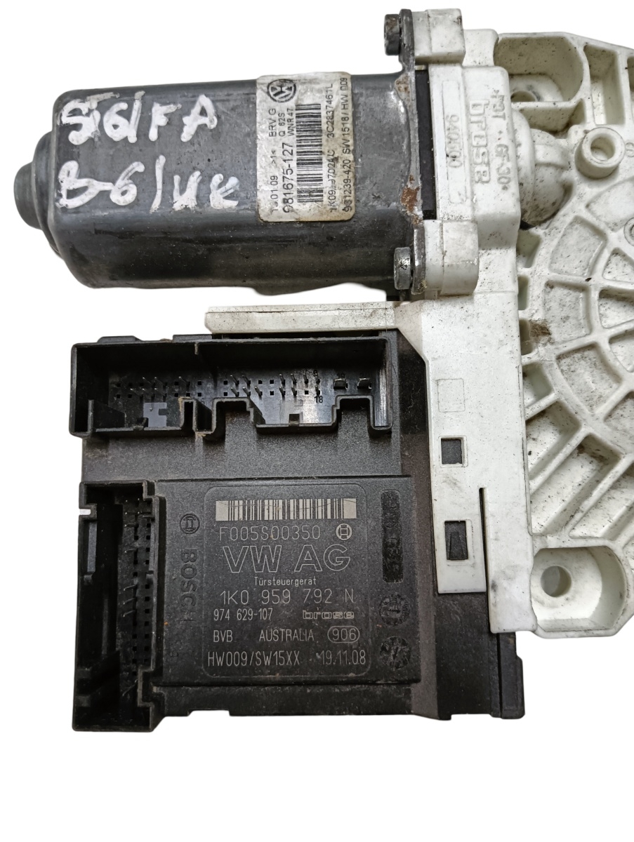 Motoras geam pivotant stanga fata VOLKSWAGEN PASSAT Variant 3C5 2005 - 2011 TDI 16V BKP, CBAB 1k0959792n – foto 2