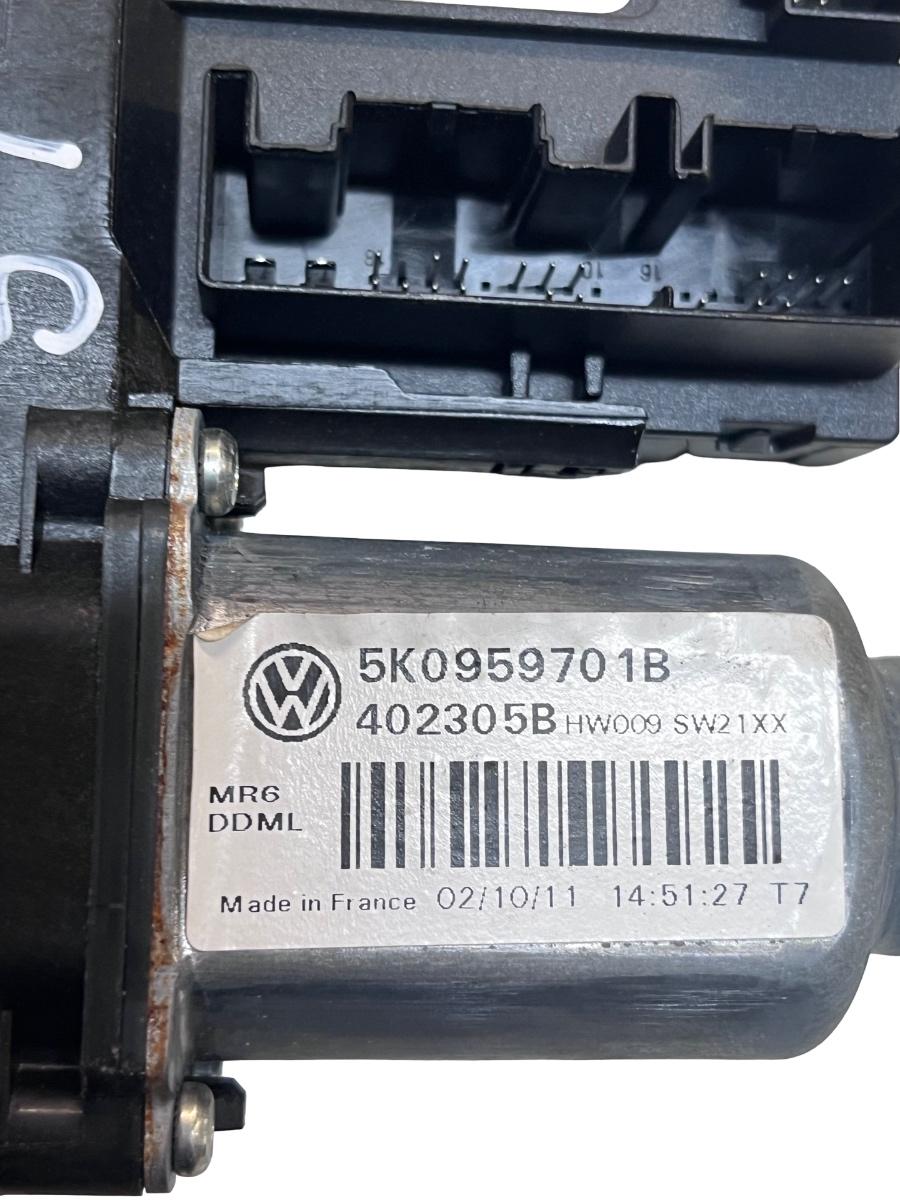 Motoras geam stanga fata VOLKSWAGEN GOLF VI 5K1 2008 - 2013 5K0959793 5K0959701B – foto 4