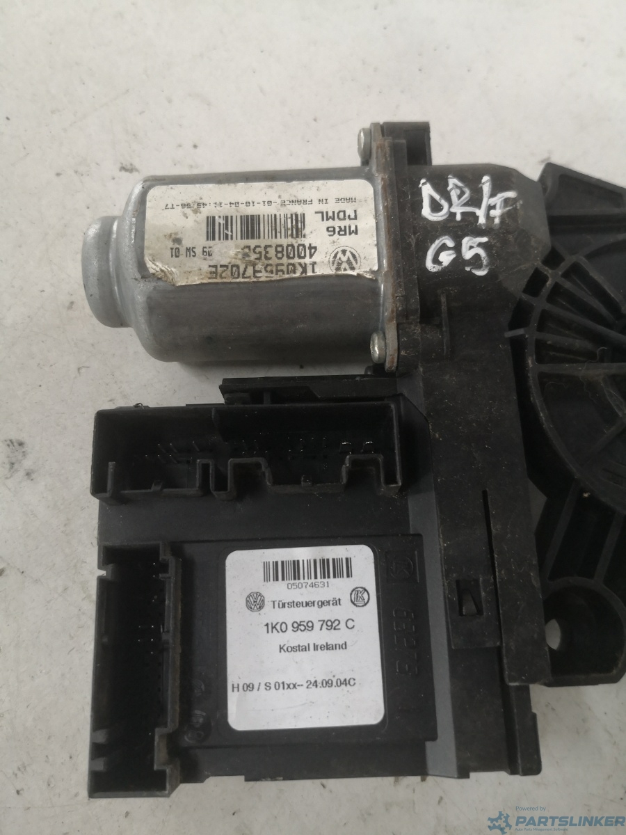 Motoras macara geam dreapta fata VOLKSWAGEN GOLF V (1K1) [ 2003 - 2009 ] OEM 1k0959792c – foto 2