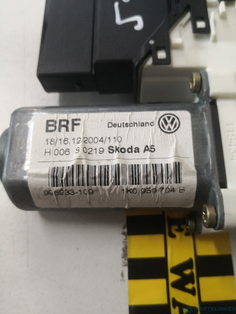 Motoras macara geam dreapta spate SKODA OCTAVIA 2 (1Z5) [ 2004 - 2013 ] OEM 1k0959704b – foto 2