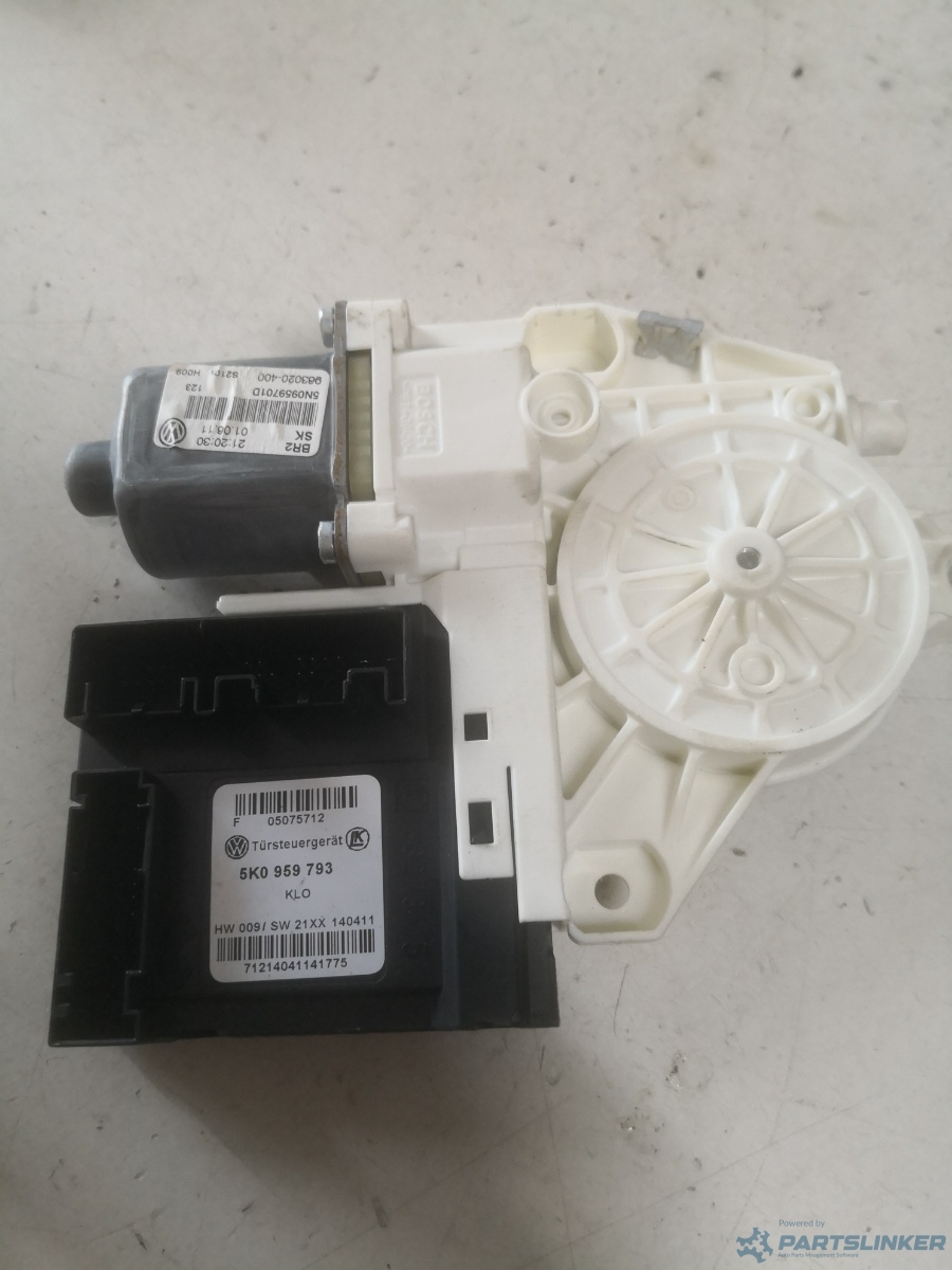 Motoras macara geam stanga fata VOLKSWAGEN TIGUAN (5N_) [ 2007 - > ] TDI 4motion (CBBB, CFGB) 125KW|170HP OEM 5k0959793