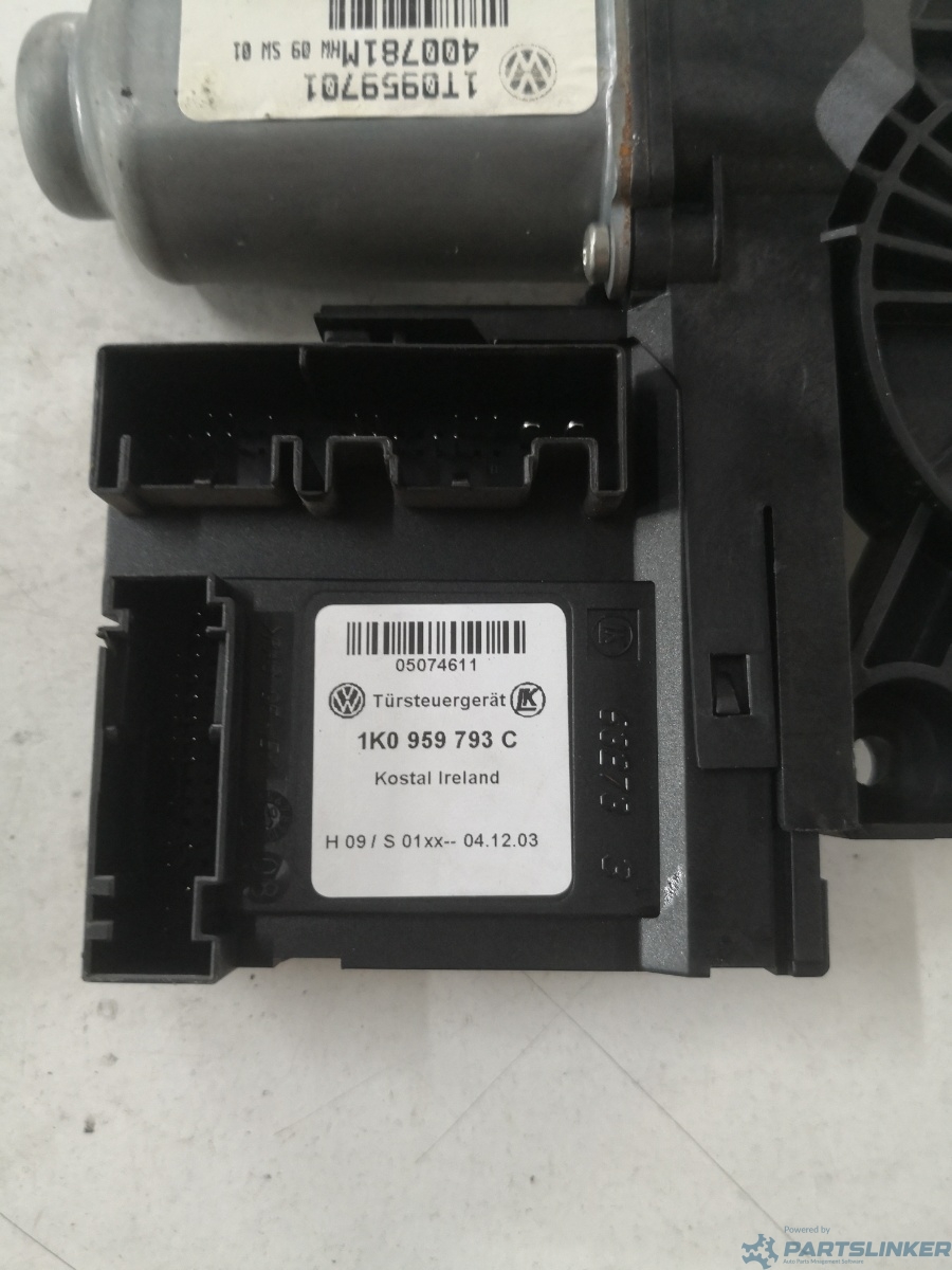 Motoras macara geam stanga fata VOLKSWAGEN TOURAN (1T1, 1T2) [ 2003 - 2010 ] OEM 1k0959793c – foto 2