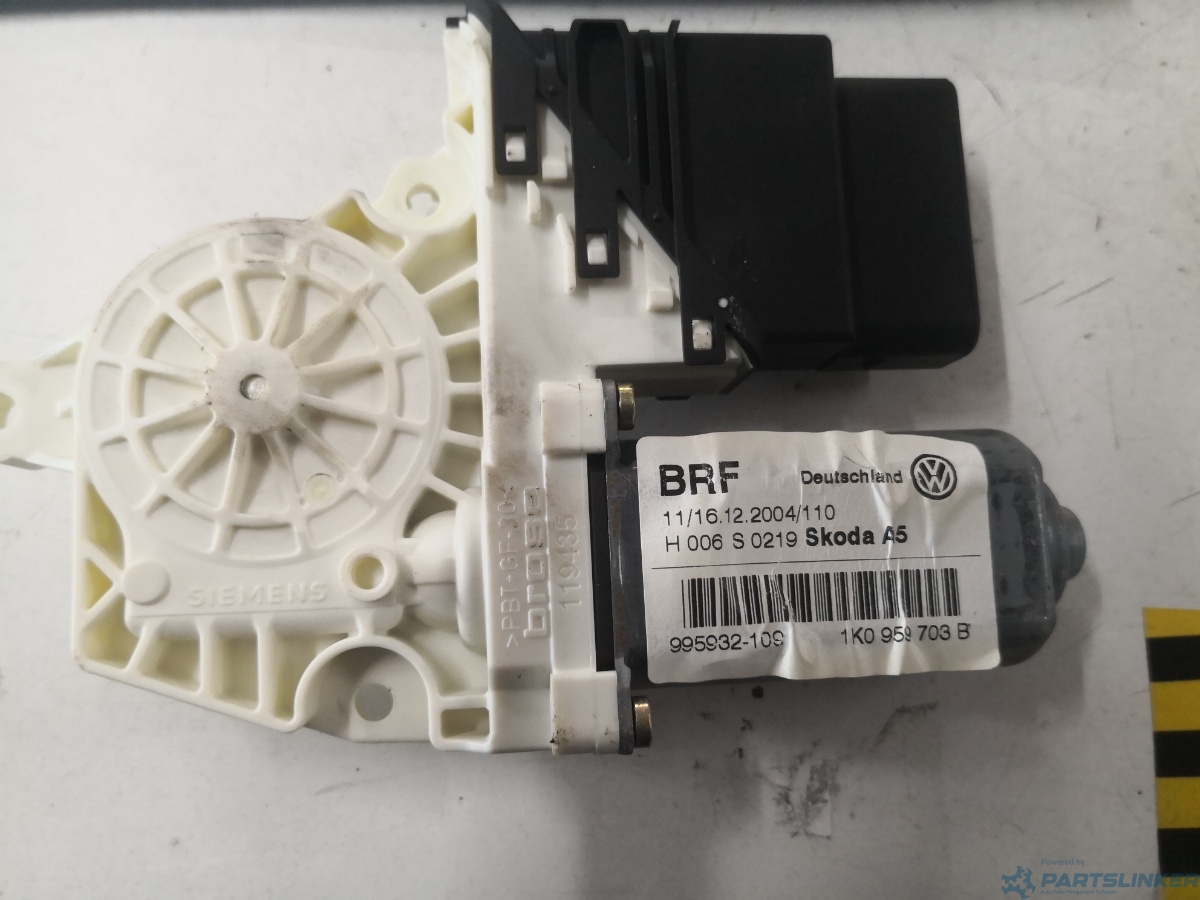 Motoras macara geam stanga spate SKODA OCTAVIA 2 (1Z5) [ 2004 - 2013 ] OEM 1k0959703b – foto 2