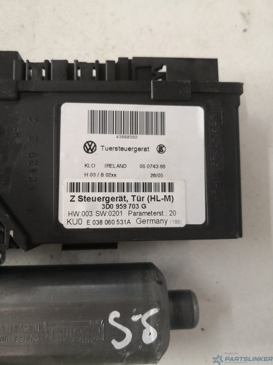 Motoras macara geam stanga spate VOLKSWAGEN PHAETON (3D_) [ 2002 - 2016 ] OEM 3d0959703g – foto 2
