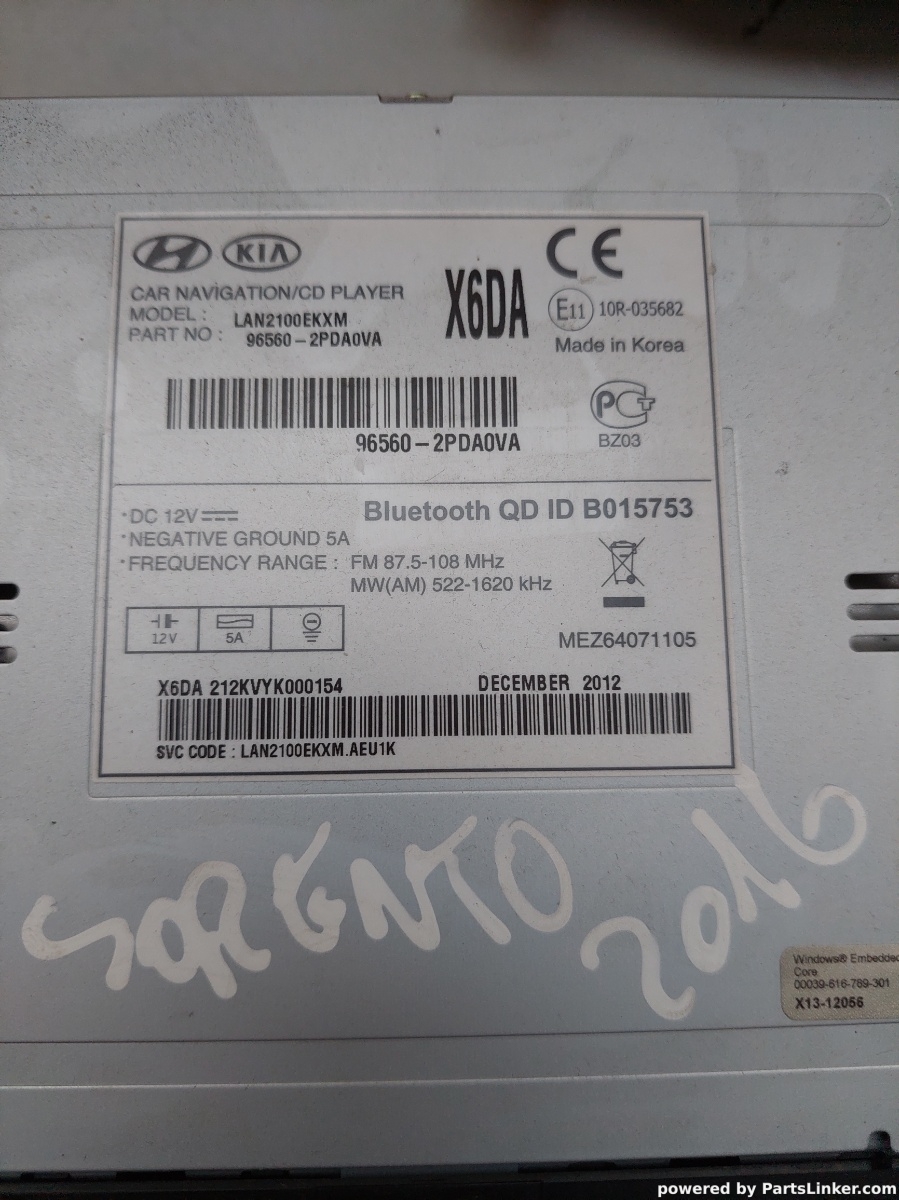 Navigatie auto KIA SORENTO III (UM) [ 2015 - > ] OEM Lan2100ekxm – foto 3