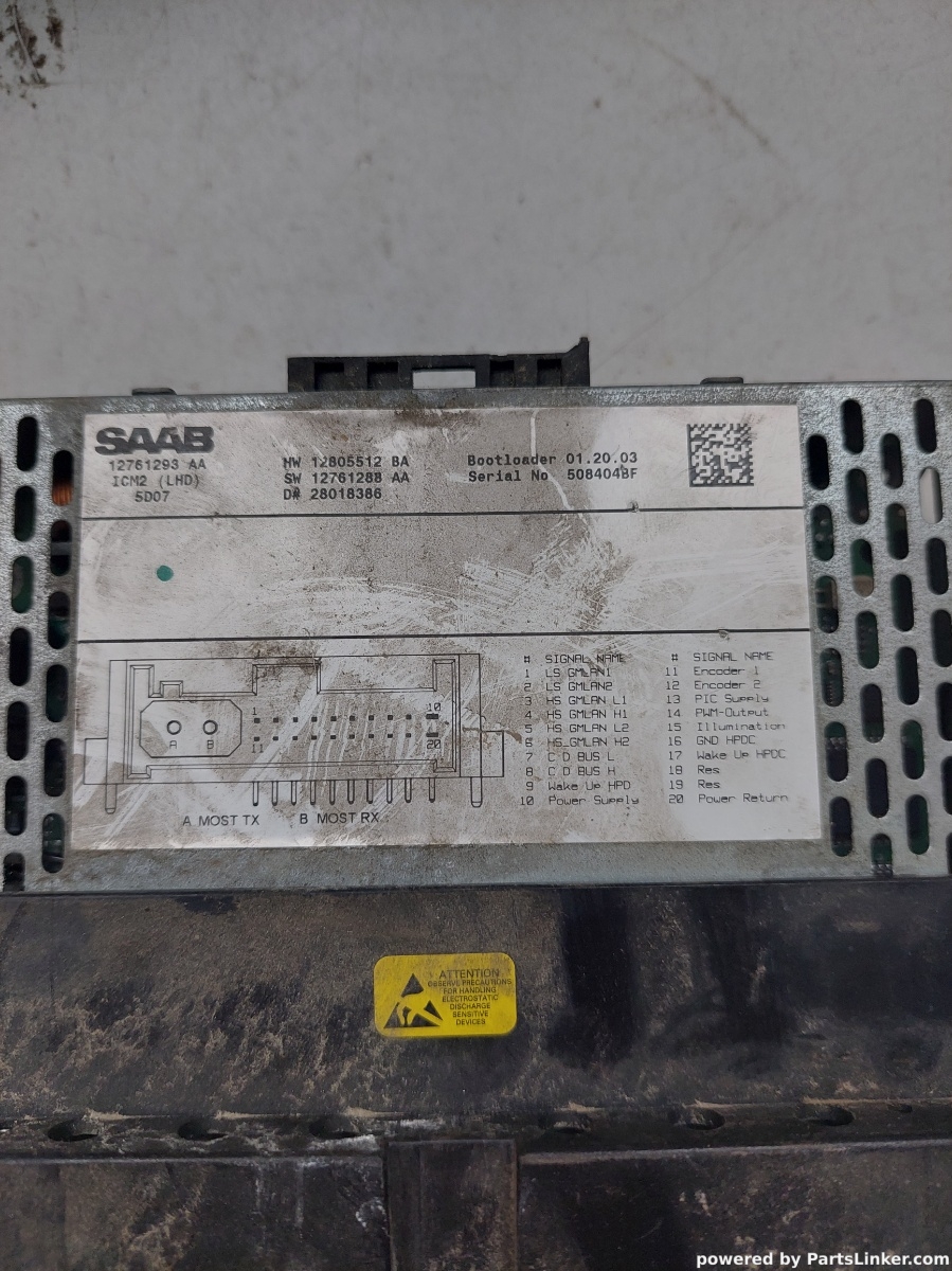 Navigatie auto SAAB 9-5 (YS3E) [ 1997 - 2009 ] OEM 12761293 – foto 2