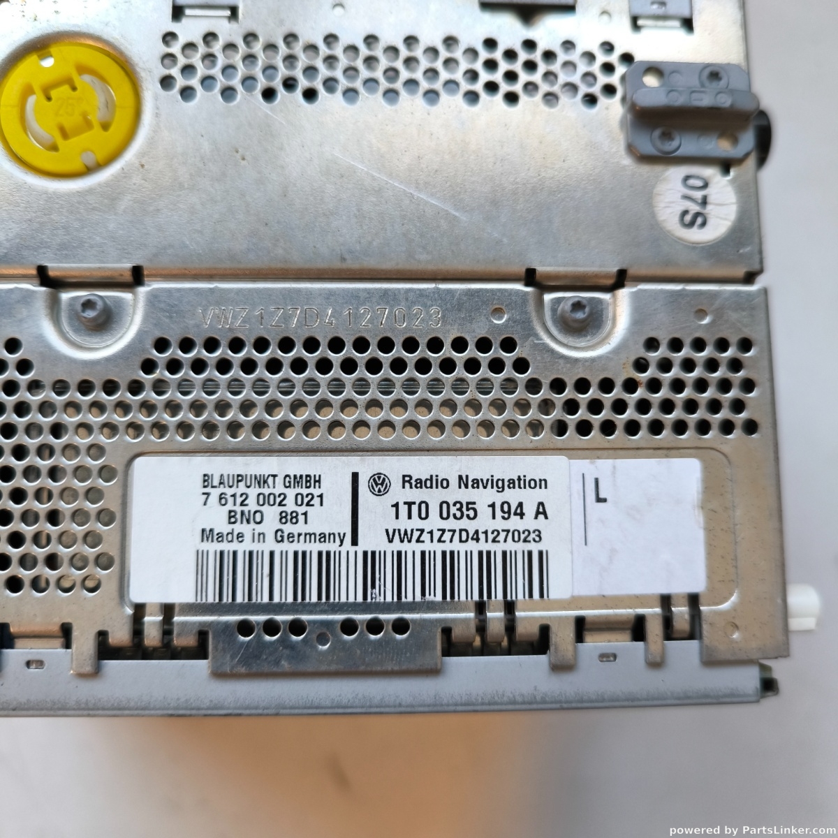 Navigatie auto VOLKSWAGEN GOLF V (1K1) [ 2003 - 2009 ], VOLKSWAGEN JETTA III (1K2) [ 2004 - 2010 ] OEM 7612002021 – foto 2