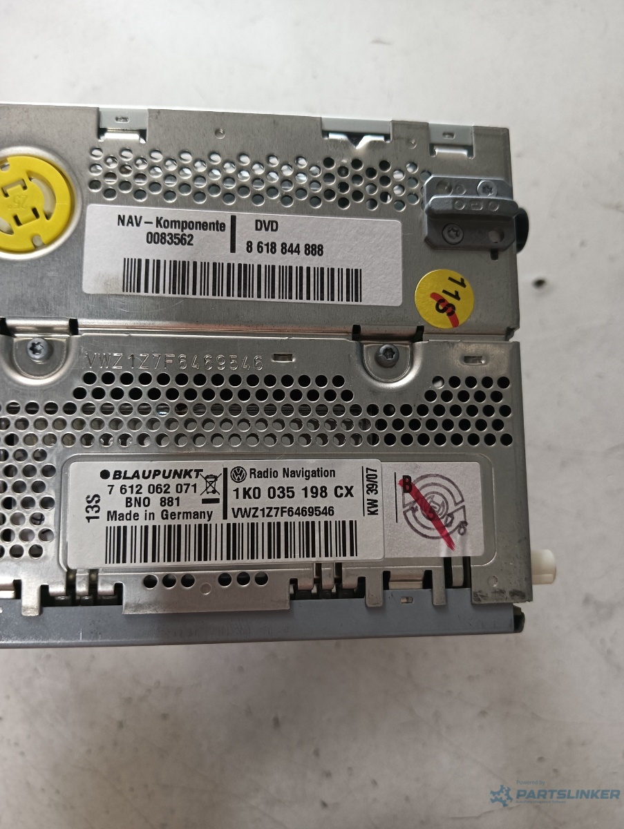 NAVIGATIE AUTO VOLKSWAGEN PASSAT 3C2 2005 - 2010 1k0035198cx – foto 2