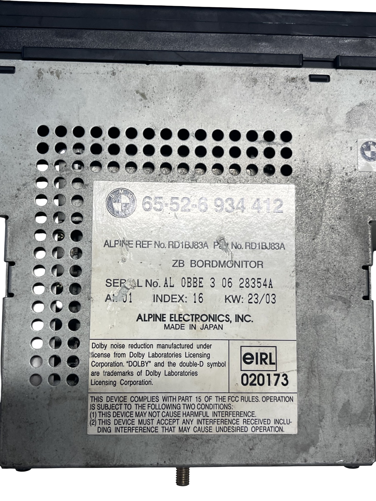 Navigatie BMW SERIA 7 E38 (DISPLAY ARS ) 1994–2001 728i Steptronic M52B28 - cod: 6934412 DISPLAY ARS – foto 2