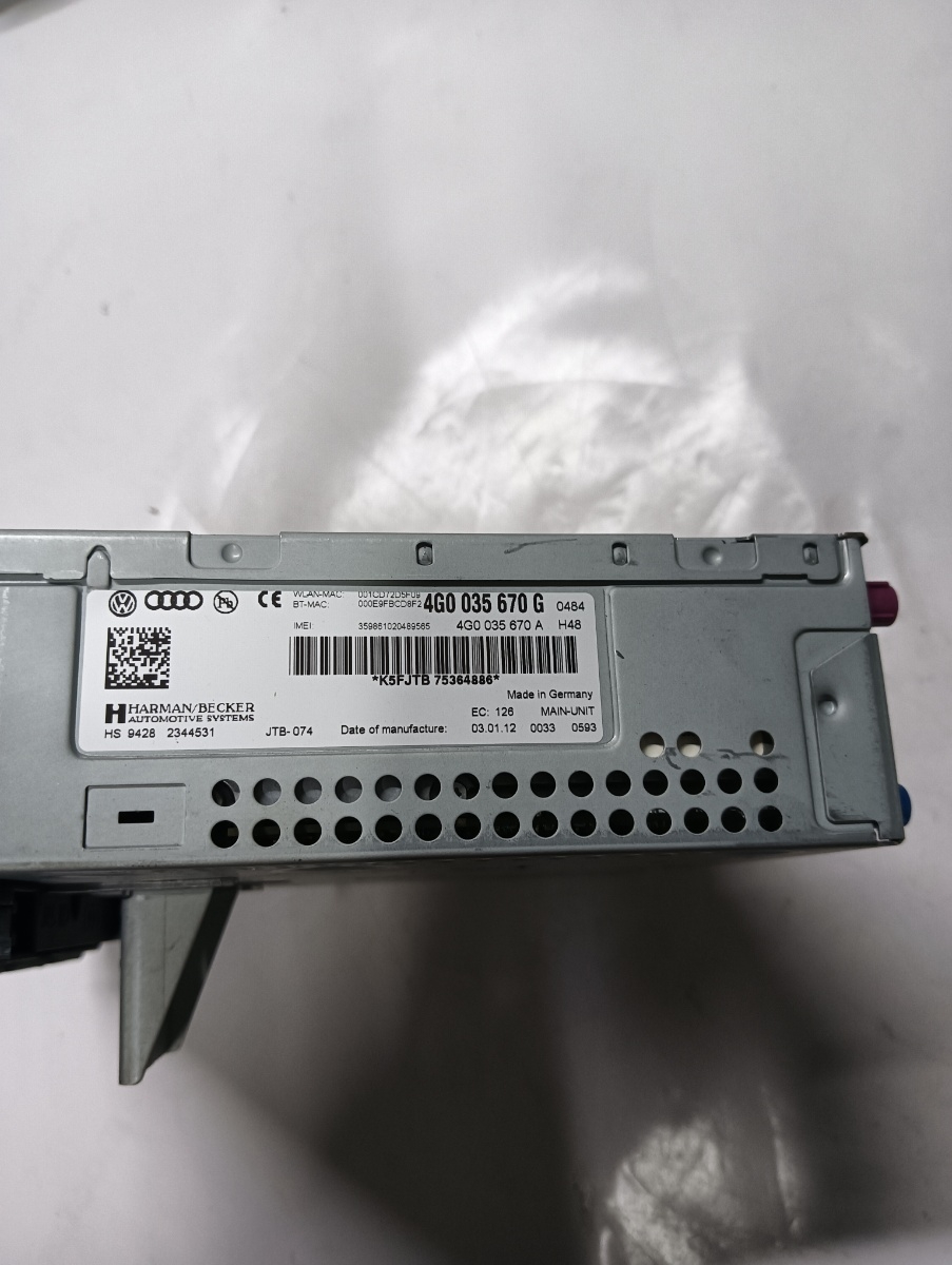 Navigatie/sistem multimedia AUDI A7 Sportback 4GA, 4GF 2010 - 2018 4g0035670g – foto 3