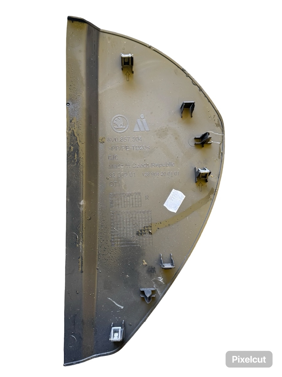 Ornament capat lateral panou de bord SKODA FABIA III Estate NJ5 2014 - > 6V0857504 – foto 2