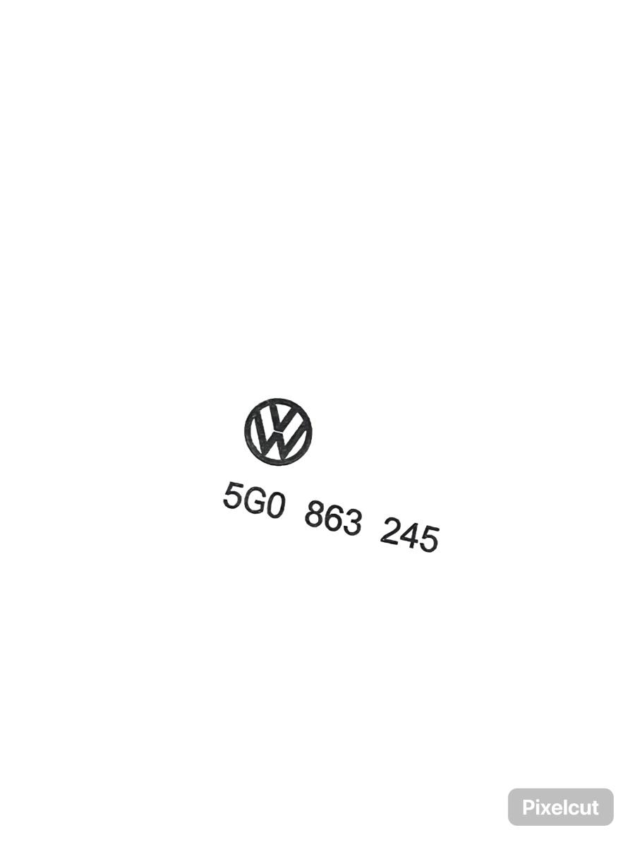 Ornament panou de bord VOLKSWAGEN GOLF VII 5G1 2012 -> 5G0863245 – foto 2