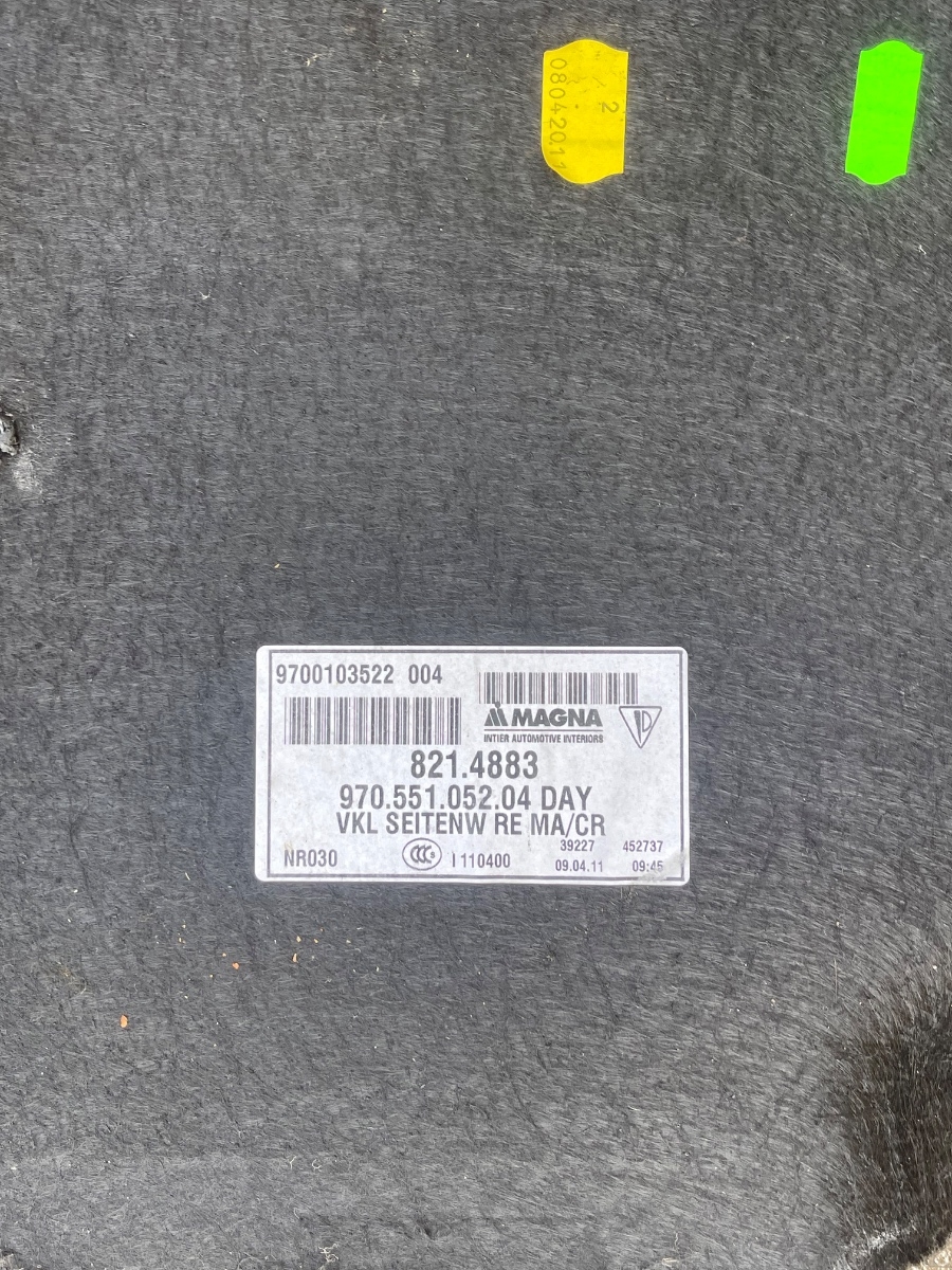 Ornament portbagaj dreapta spate PORSCHE PANAMERA 970 2009 - 2016 97055105204 – foto 3