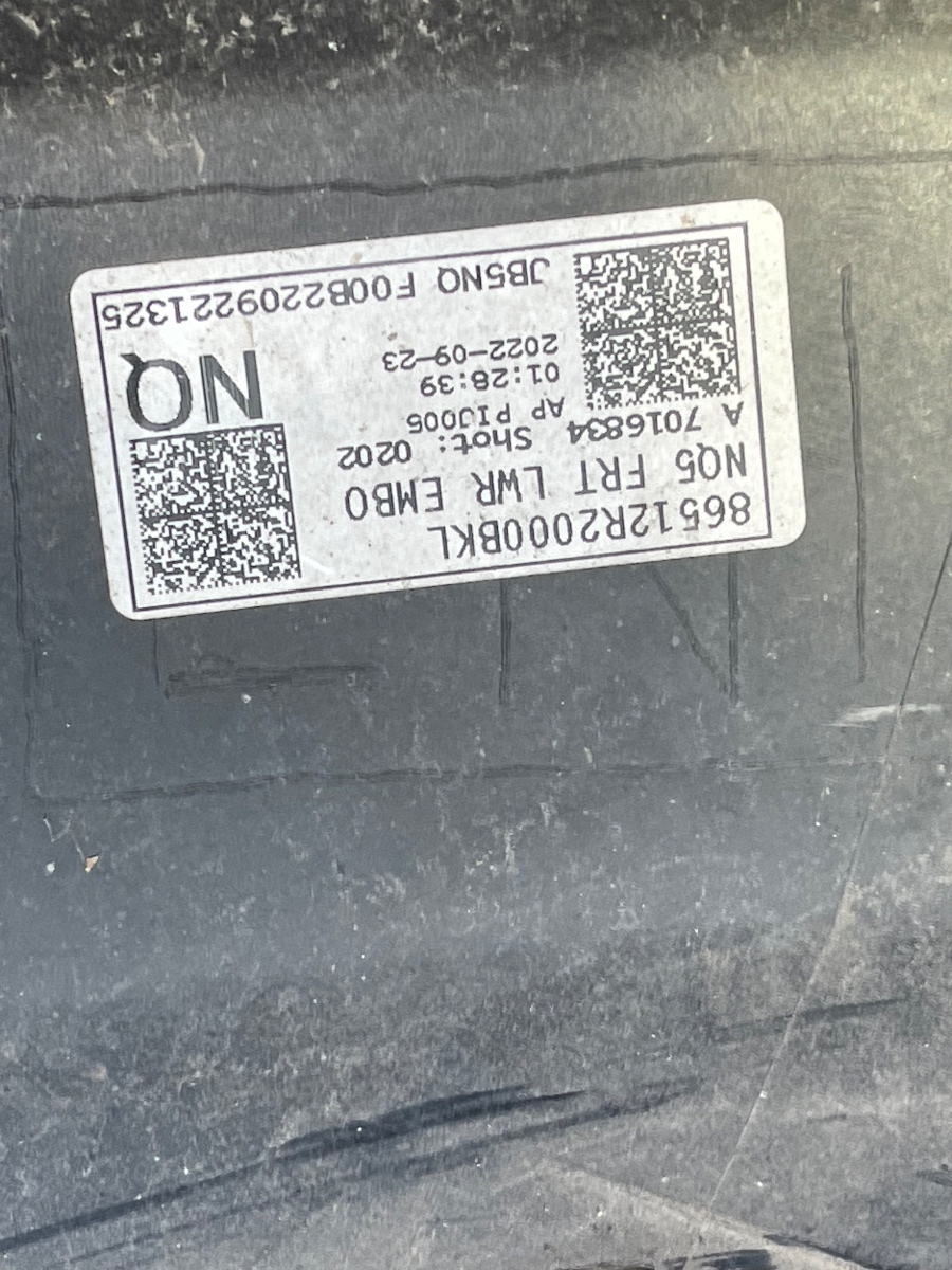 Ornament/prelungire bara fata KIA SPORTAGE 2022 86512R2000 – foto 5