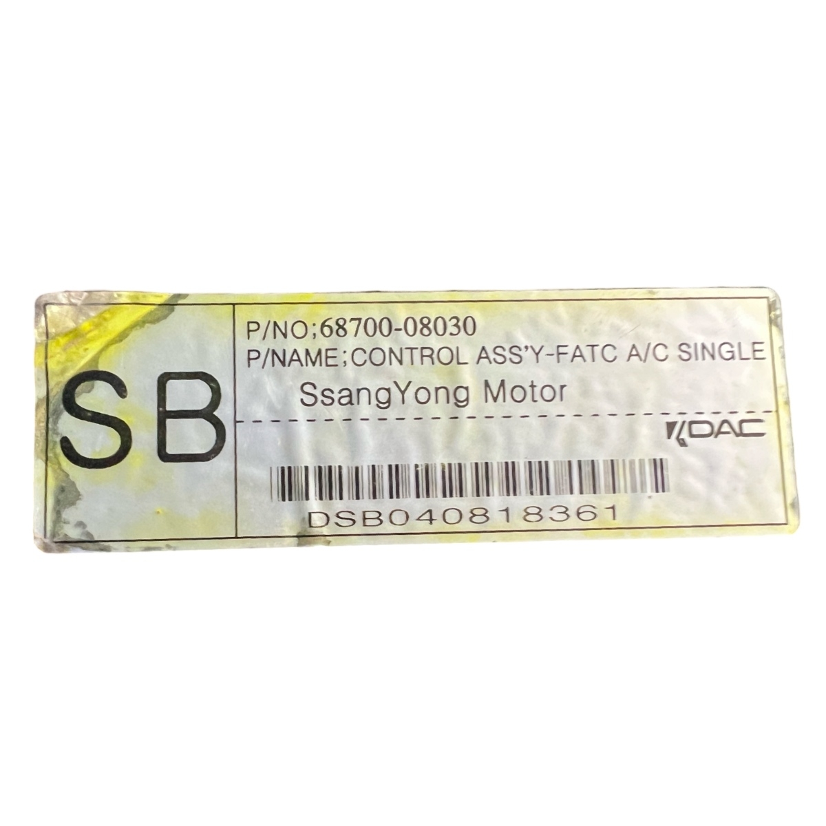 Panou AC clima SSANGYONG REXTON GAB_ 2002 - > 6870008030 – foto 3