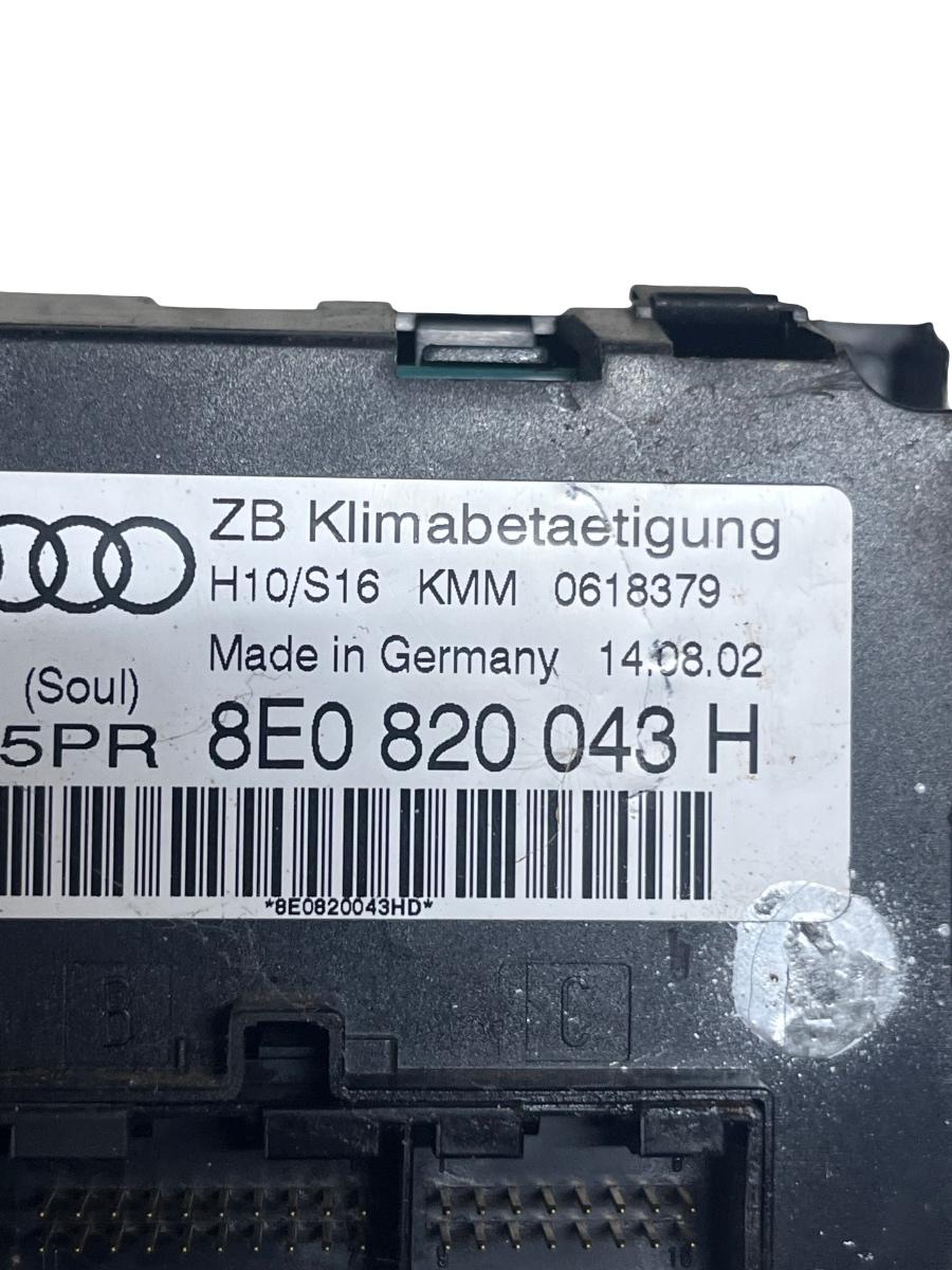 Panou Clima AUDI A4 II 8E2, B6 2000 - 2005 8E0820043H – foto 3