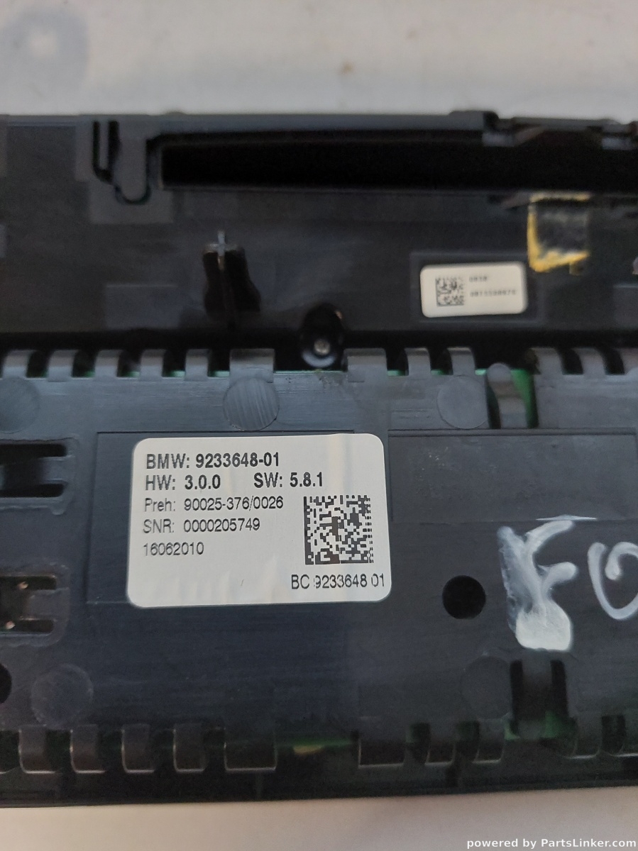 Panou clima BMW 5 VI Gran Turismo (F07) [ 2009 - 2017 ] OEM 923364801 – foto 3