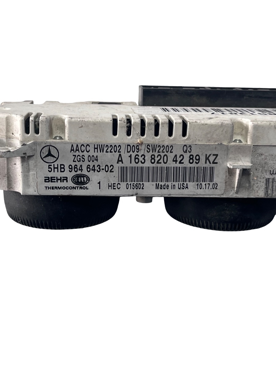 Panou Clima MERCEDES-BENZ M-CLASS W163 1998 - 2005 A1638204289KZ – foto 3