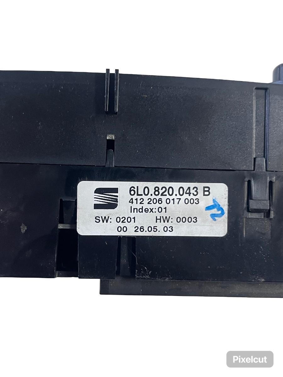 Panou Clima SEAT IBIZA IV 6L1 2002 - 2009 6L0820043B – foto 3
