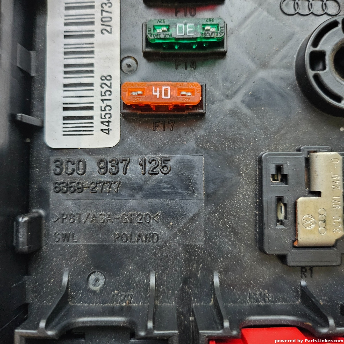 Panou sigurante VOLKSWAGEN PASSAT (3C2) [ 2005 - 2010 ] OEM 3c0937125 – foto 2