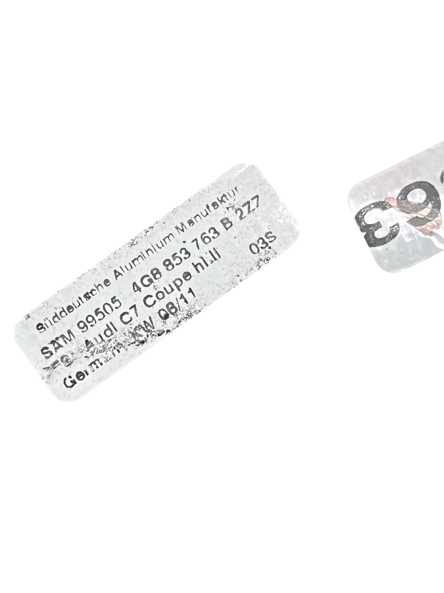 Perie Geam Portiera stânga spate Audi A7 Sportback 2010–2018 - cod: 4G8853763B – foto 2