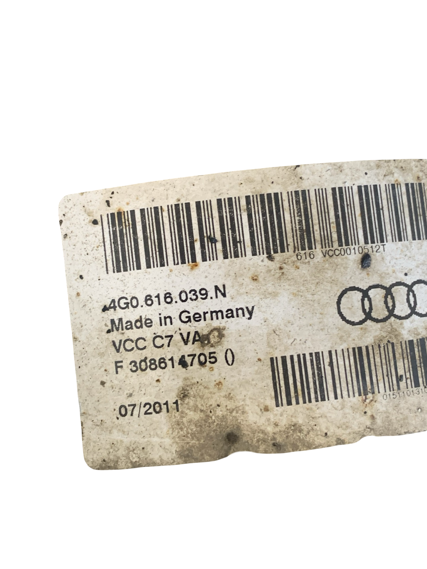 Perna Aer dreapta față Audi A7 Sportback 2010–2018 3.0 TFSI V6 quattro CGWB - cod: 4G0616039N – foto 2