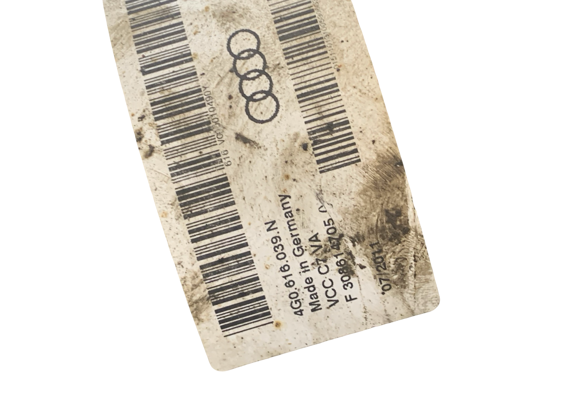 Perna Aer stânga față Audi A7 Sportback 2010–2018 3.0 TFSI V6 quattro S tronic CGWB - cod: 4G0616039N Mufa senzor crapata/burduf spart !! – foto 3