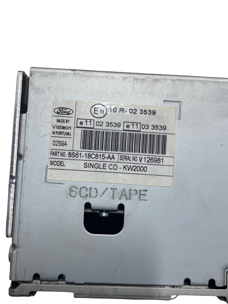 Player CD/DVD sistem de navigatie FORD FIESTA V JH_, JD_ 2001 - 2010 8S6118C815AA – foto 3