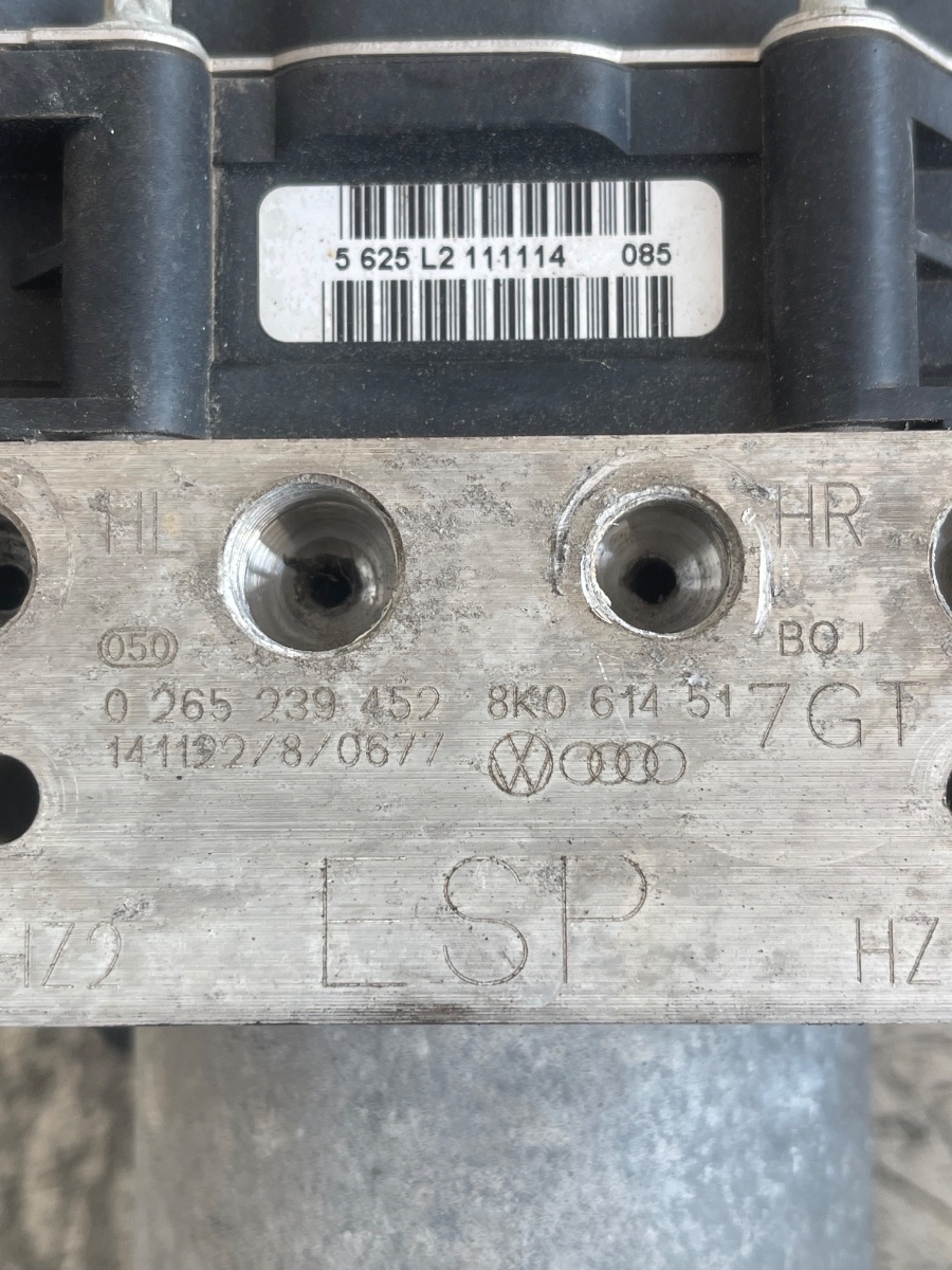 Pompa ABS AUDI A4 IV 8K2, B8 2007 - 2015 8K0614517GT / 0265239452 / 8K0907379CN – foto 2