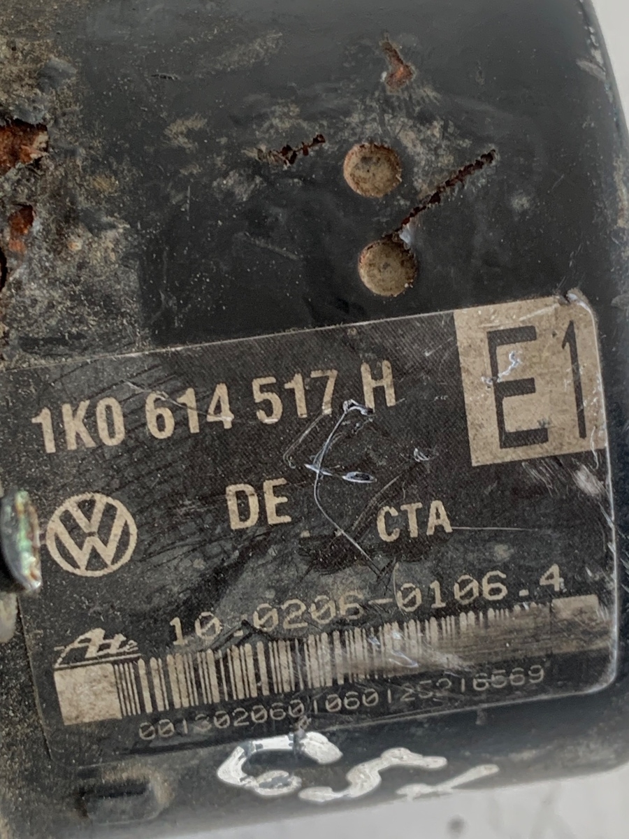 Pompa ABS fata VOLKSWAGEN GOLF V 1K1 2003 - 2009 2.0 2.0 BHY, CBPA VAG 1K0614517H 1K0907379K – foto 2
