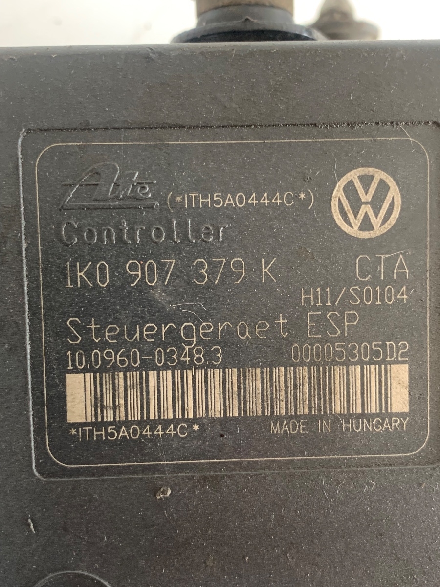 Pompa ABS fata VOLKSWAGEN GOLF V 1K1 2003 - 2009 2.0 2.0 BHY, CBPA VAG 1K0614517H 1K0907379K – foto 3