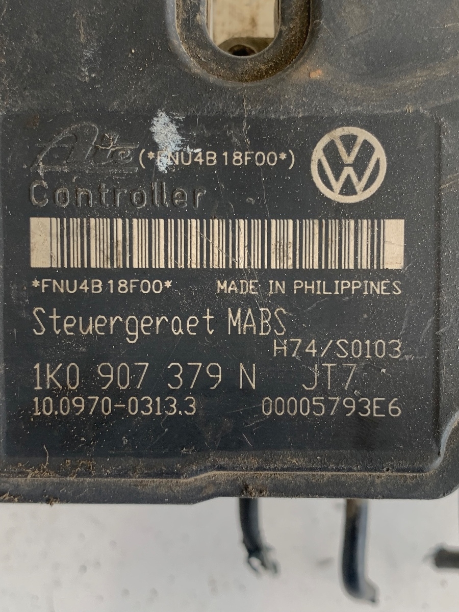 Pompa ABS VOLKSWAGEN GOLF V 1K1 2003 - 2009 1K0614117F 1K0907379N – foto 3