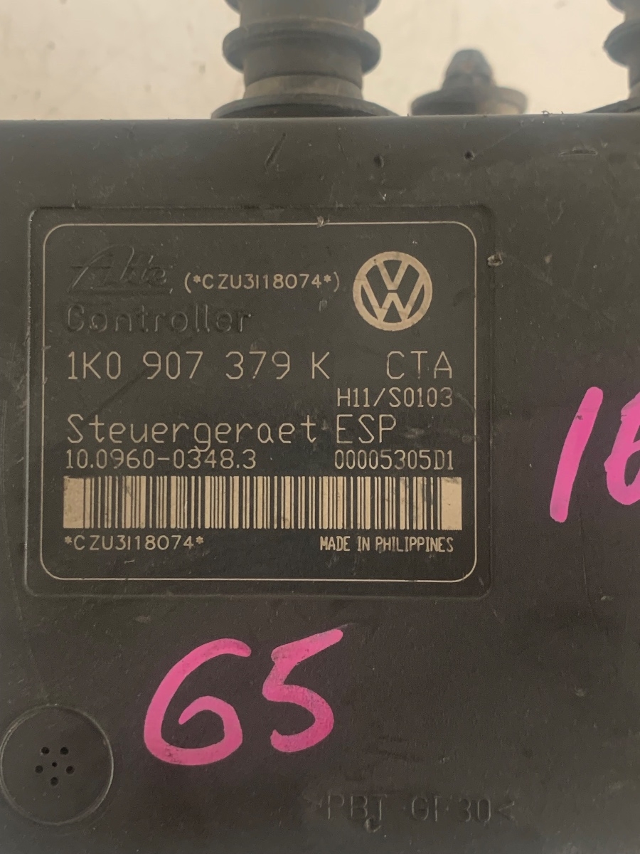 Pompa ABS VOLKSWAGEN GOLF V 1K1 2003 - 2009 1K0907379K – foto 3