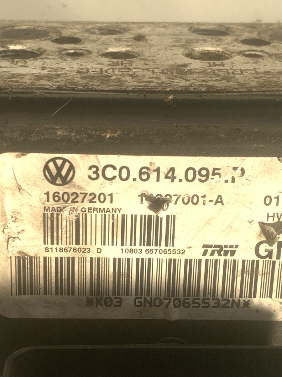 Pompa ABS VOLKSWAGEN PASSAT Variant 3C5 2005 - 2011 TDI 16V BKP, CBAB VAG 3C0614095P – foto 3