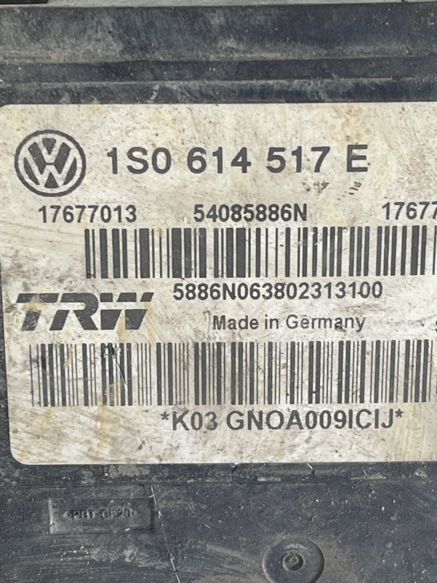 Pompa ABS VOLKSWAGEN UP 121, 122, BL1, BL2 2011 - > 1.0 CHYA, DAFA 1S0614517E – foto 3