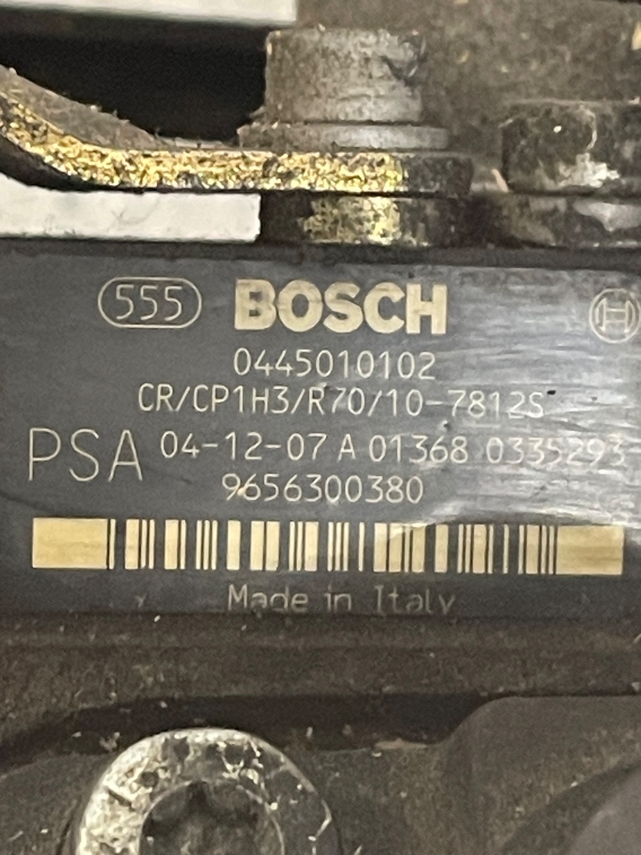 Pompa de injectie PEUGEOT 307 SW 3H 2002 - 2009 1.6HDI 9656300380 / 0445010102 – foto 3