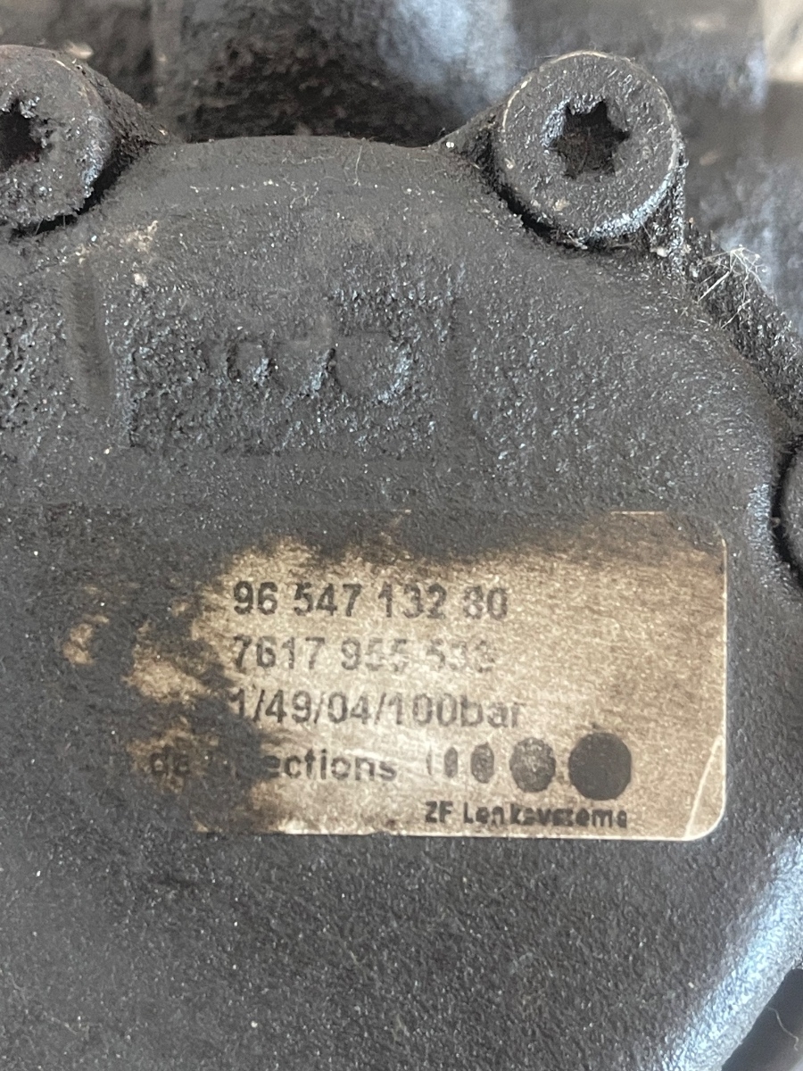 Pompa servodirectie PEUGEOT 407 6D_ 2004 - > 1.6HDI 9654713280 – foto 3