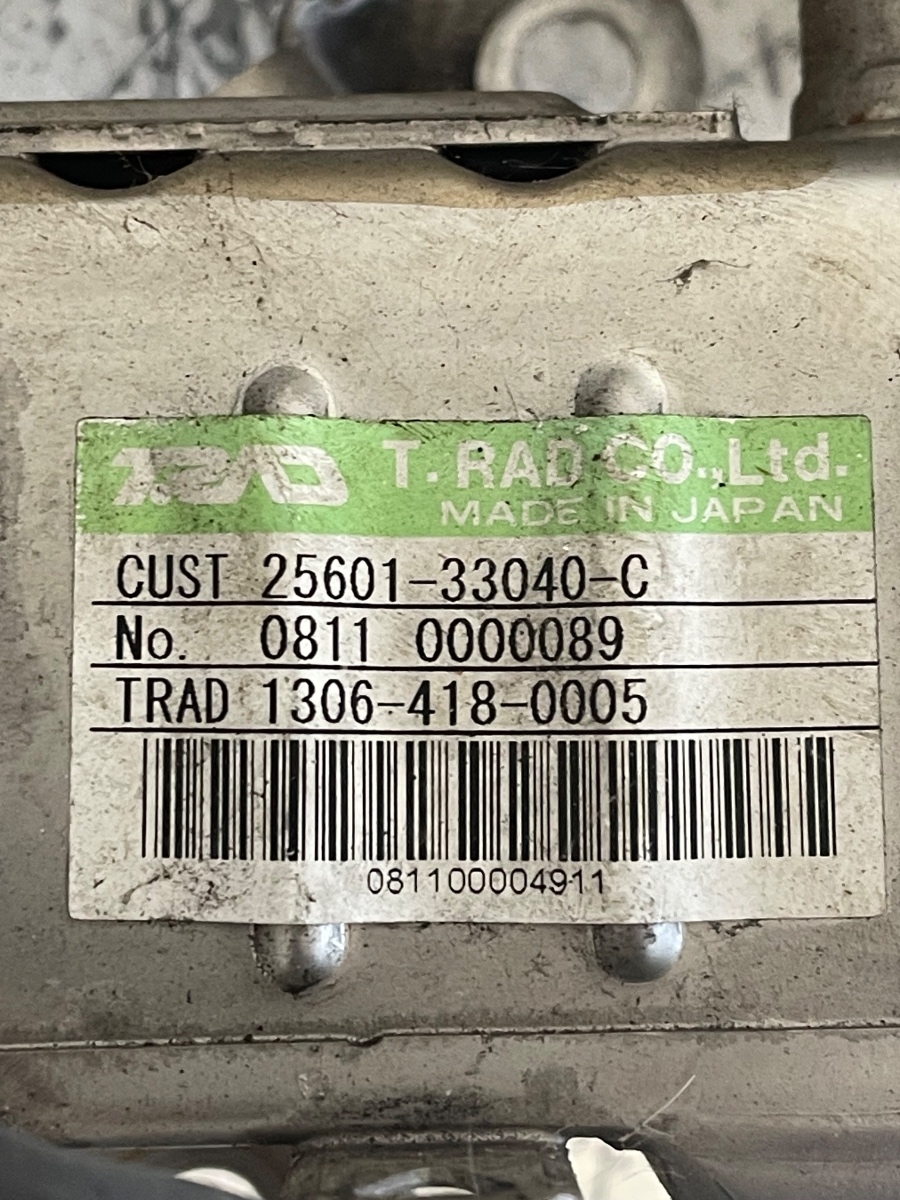 Racitor gaze EGR TOYOTA IQ _J1_ 2008 - > 1.4 D-4D 1ND-TV 1306-418-0005 25601-33040-C – foto 3